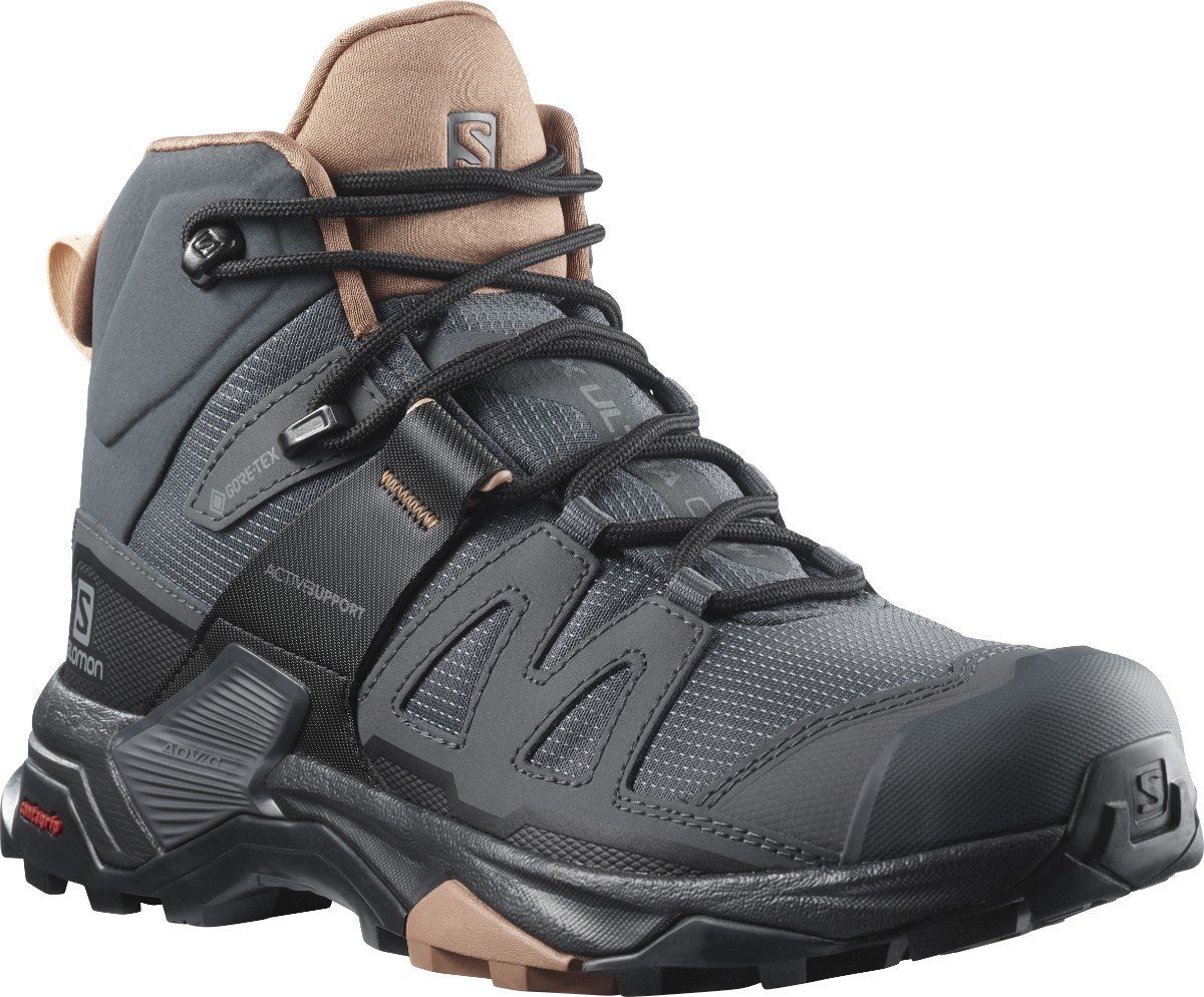 Взуття Salomon X Ultra 4 Mid GTX W - чорні/сірі/бежеві