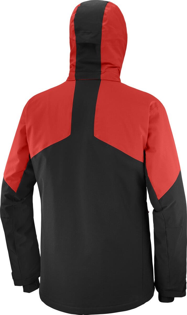 Куртка Salomon STRIDE JACKET M - чорний/червоний
