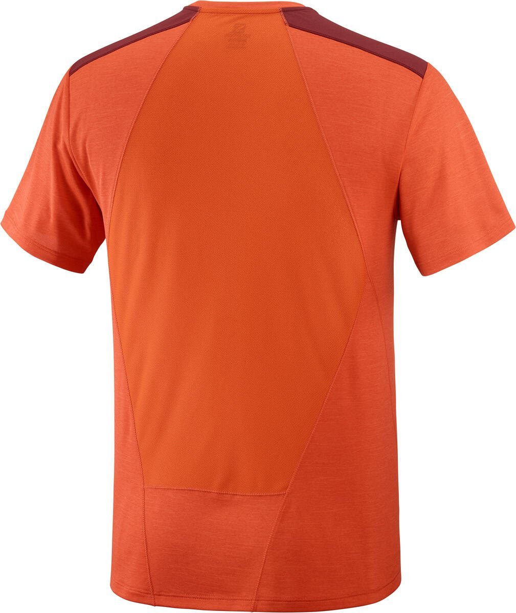 Футболка Salomon OUTLINE SS TEE M - оранжево-червона