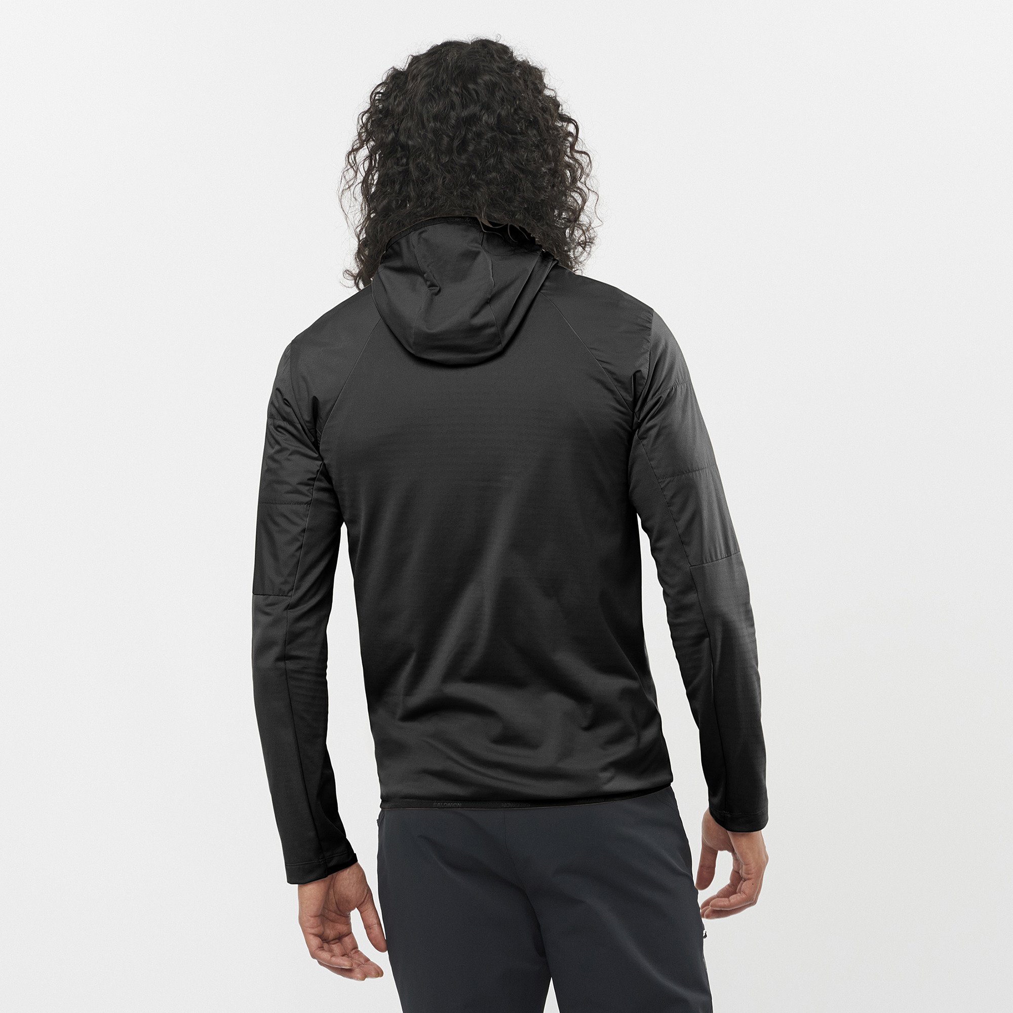 Куртка Salomon Outline As Hybrid Mid M Jacket - чорна