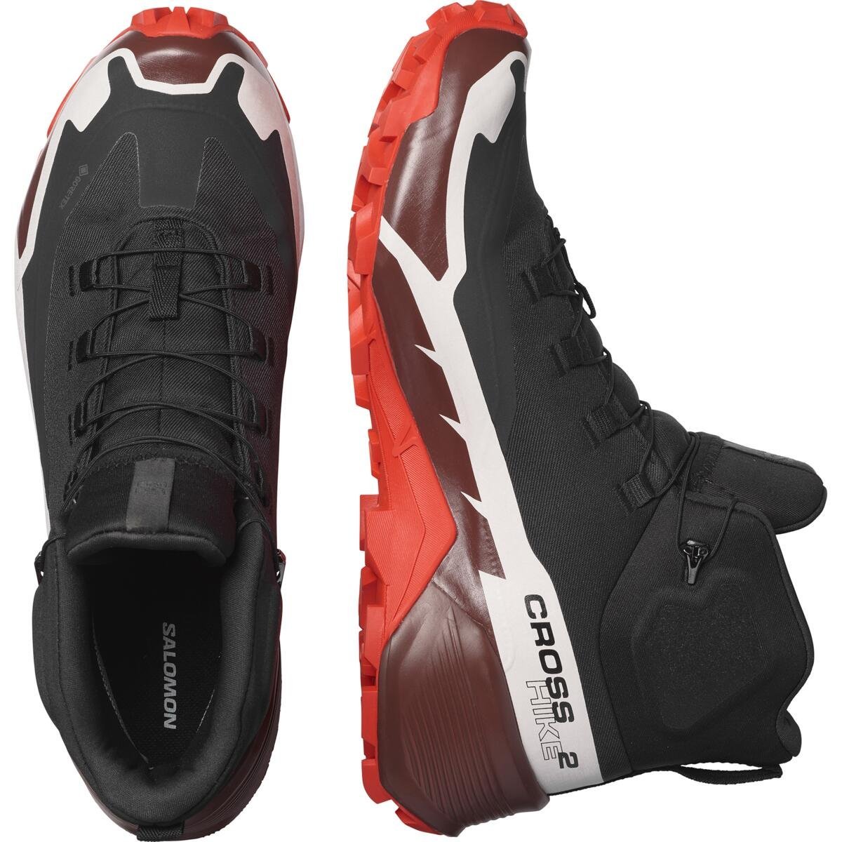 Взуття Salomon Cross Hike Mid GTX 2 M - чорний/червоний