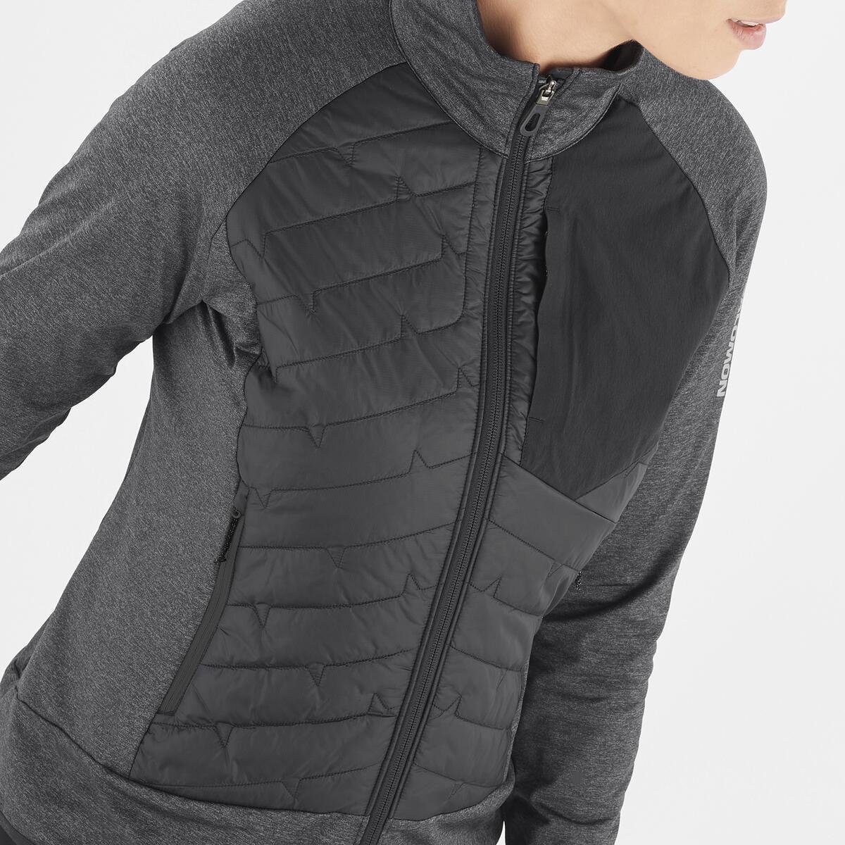 Куртка Salomon MTN Hybrid Mid W Jacket - чорна