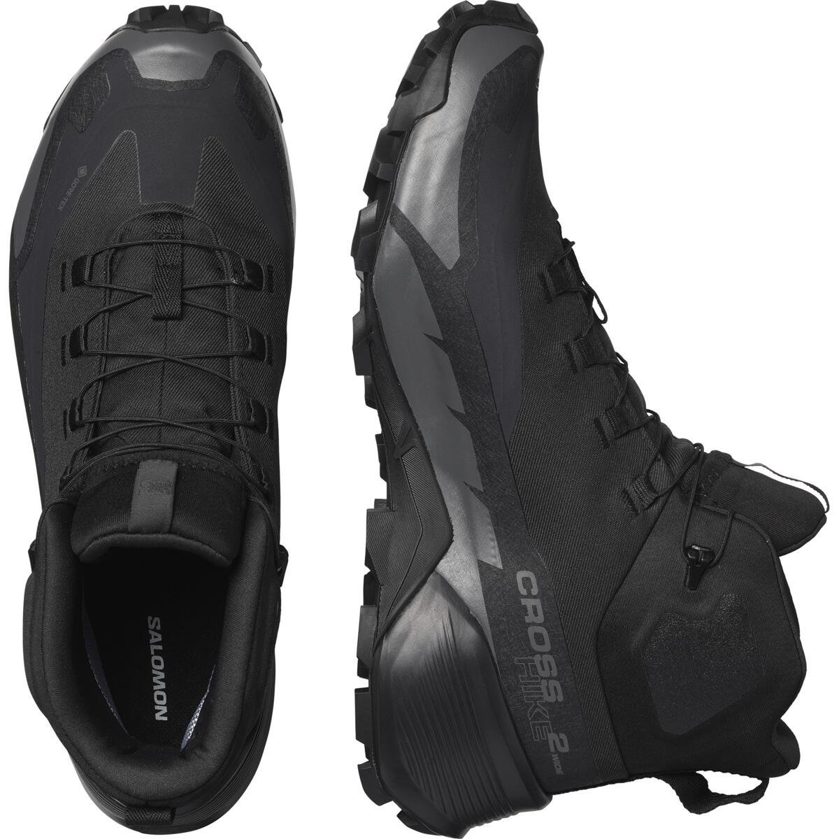 Взуття Salomon Cross Hike Mid GTX Wide 2 M - чорний