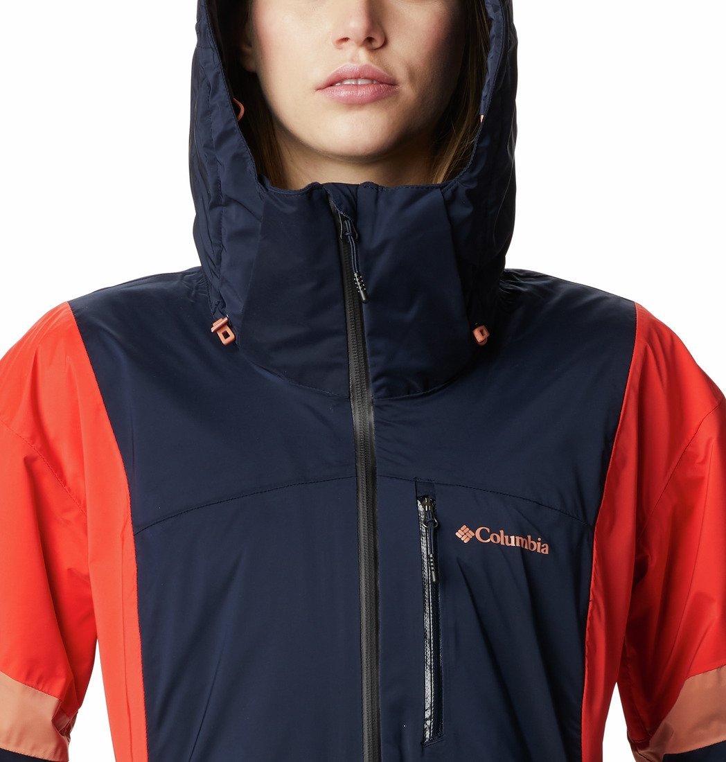Куртка Columbia Snow Diva™ Insulated Jacket W - синій/помаранчевий/рожевий