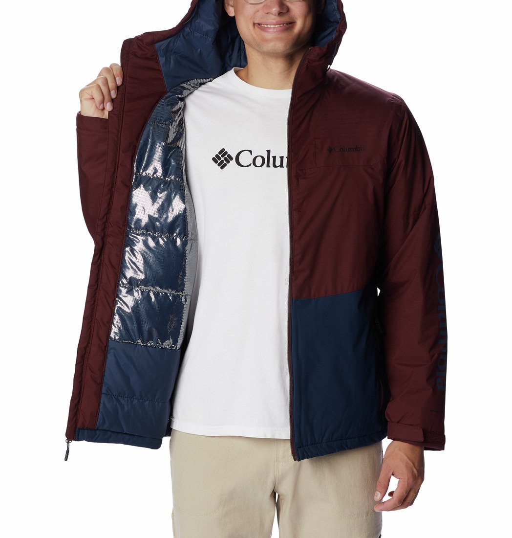 Куртка Columbia Point Park™ Insulated Jacket M - темно-червоний/синій