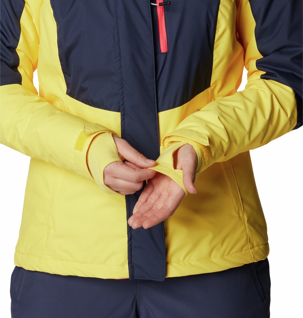 Куртка Columbia Rosie Run™ Insulated Jacket W - жовтий/рожевий/блакитний