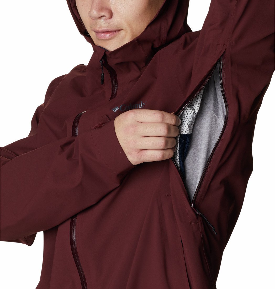 Куртка Columbia Omni-Tech™ Ampli-Dry™ Shell Jacket M - темно-червоний