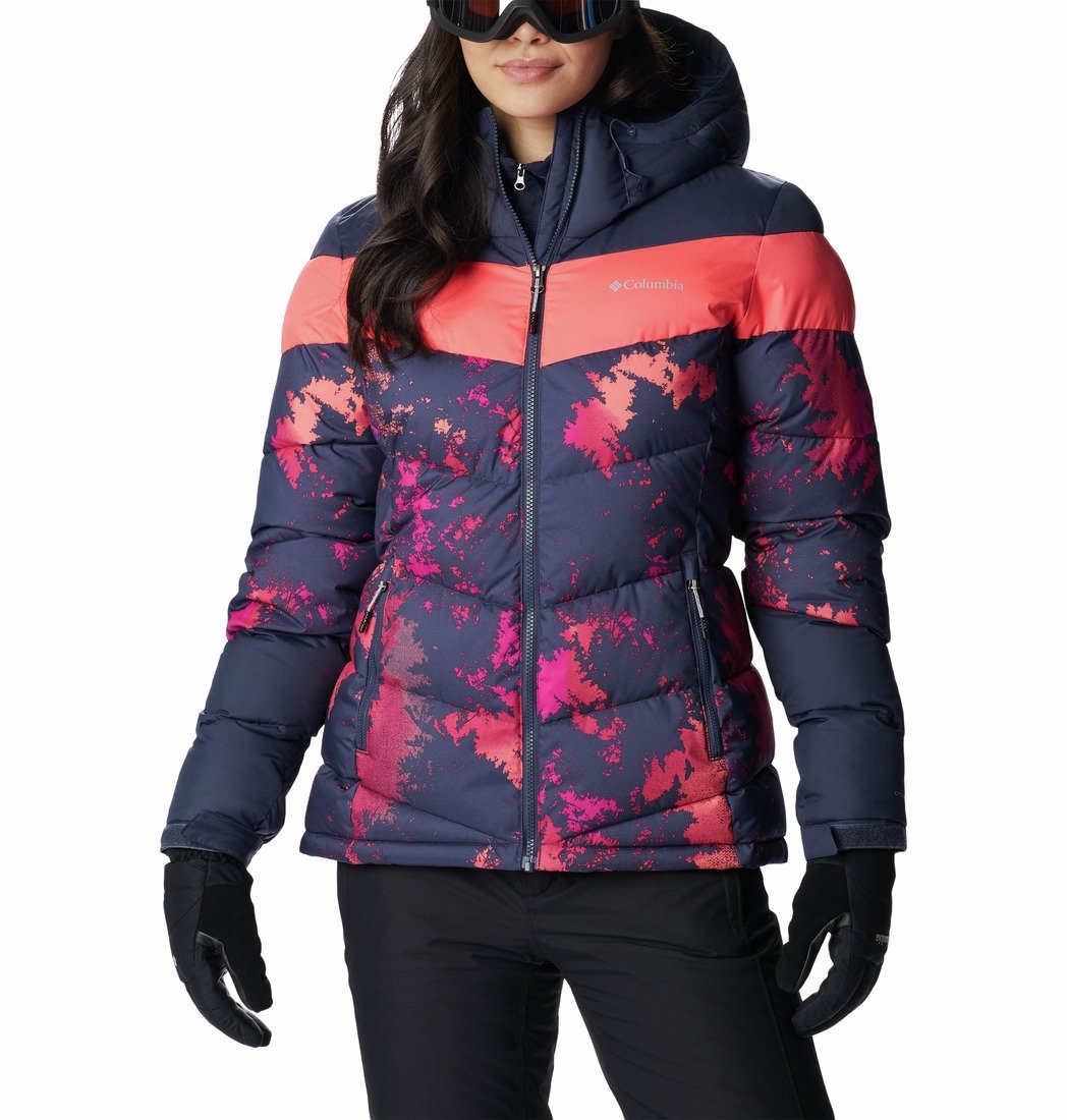 Куртка Columbia Abbott Peak™ Insulated Jacket Wmn - темно-синій/рожевий/помаранчевий