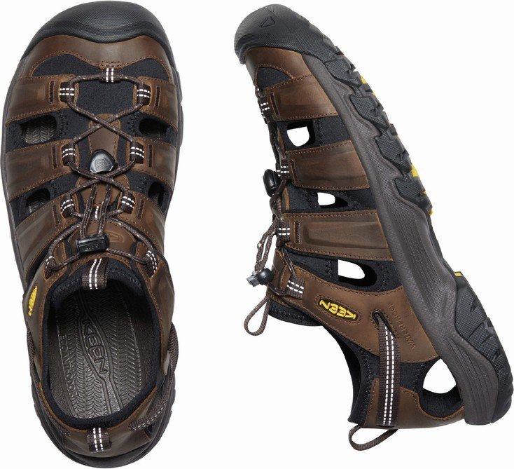 Взуття чоловіче Keen Targhee III Sandal M - коричневе/чорне