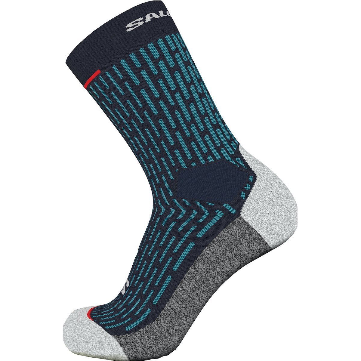 Шкарпетки Salomon Ultra Glide Crew Socks - чорні / сині / червоні