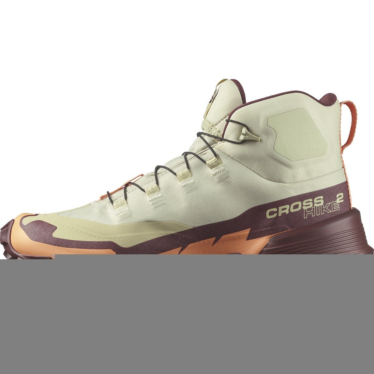 Кросівки високі Salomon Cross Hike Mid GTX 2 W - зелені/ коричневі/ бордові