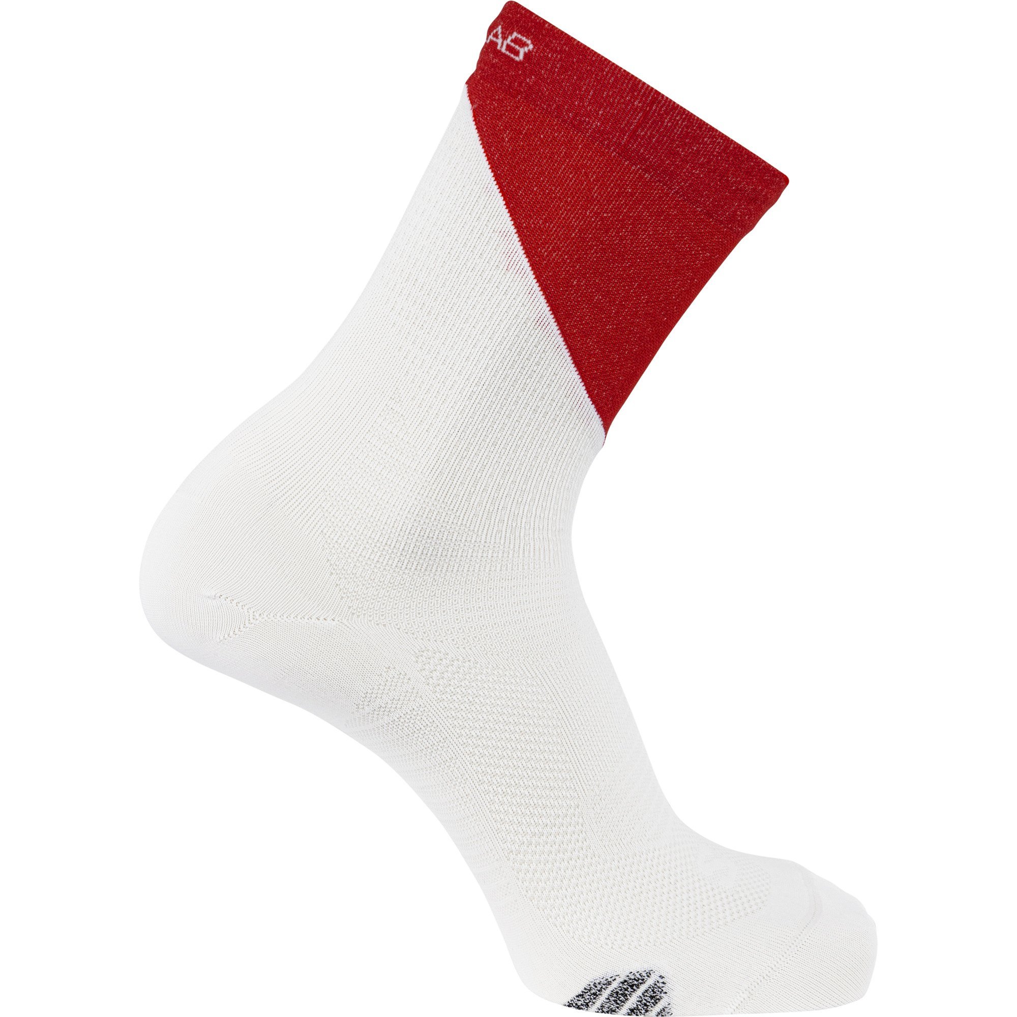Шкарпетки Salomon S/Lab Phantasm Crew Socks - білі/червоні