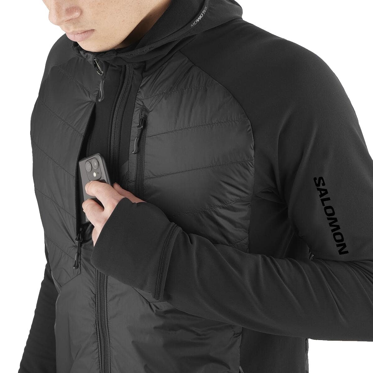Куртка Salomon Elixir Hybrid HD Insul Jacket M - чорна