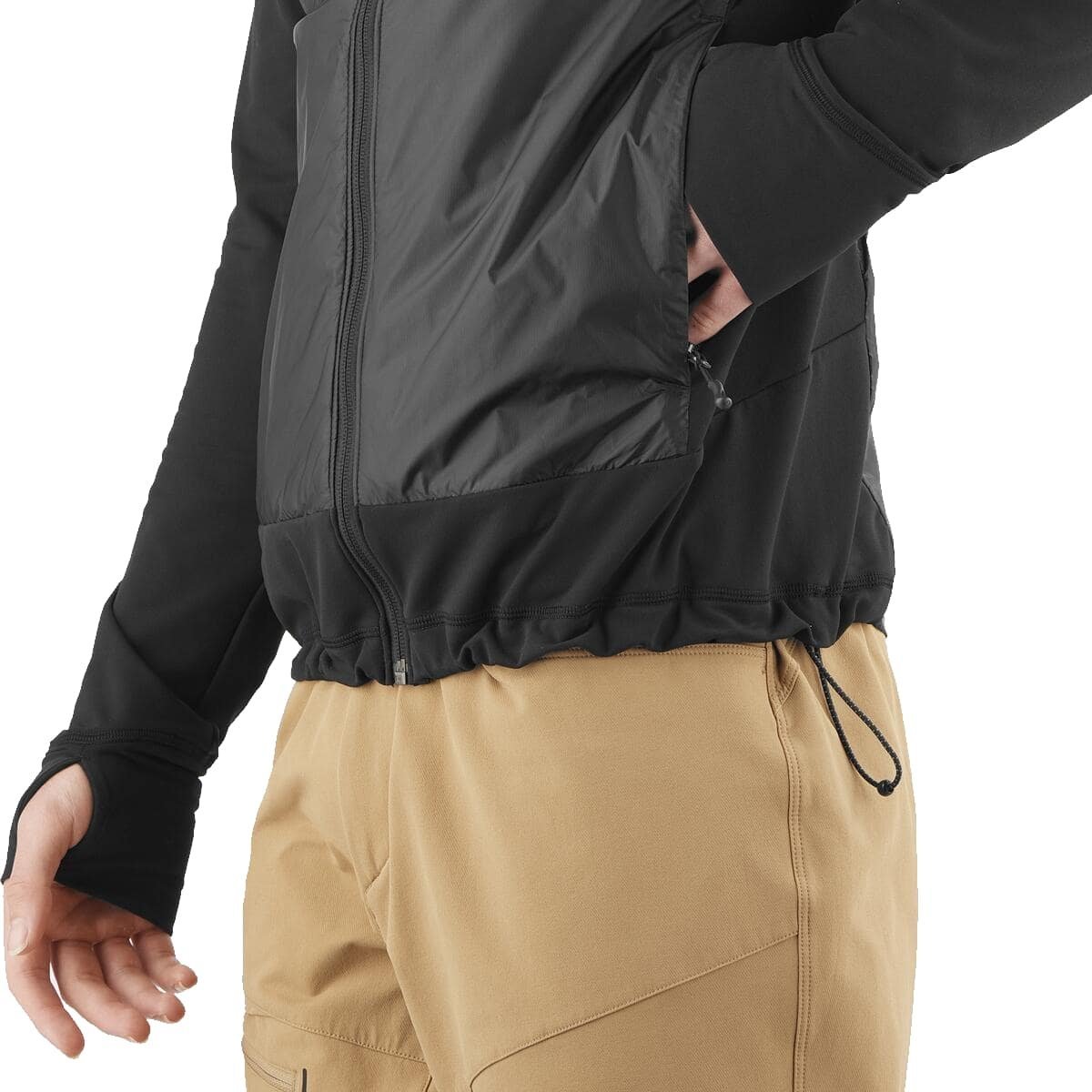 Куртка Salomon Elixir Hybrid HD Insul Jacket M - чорна