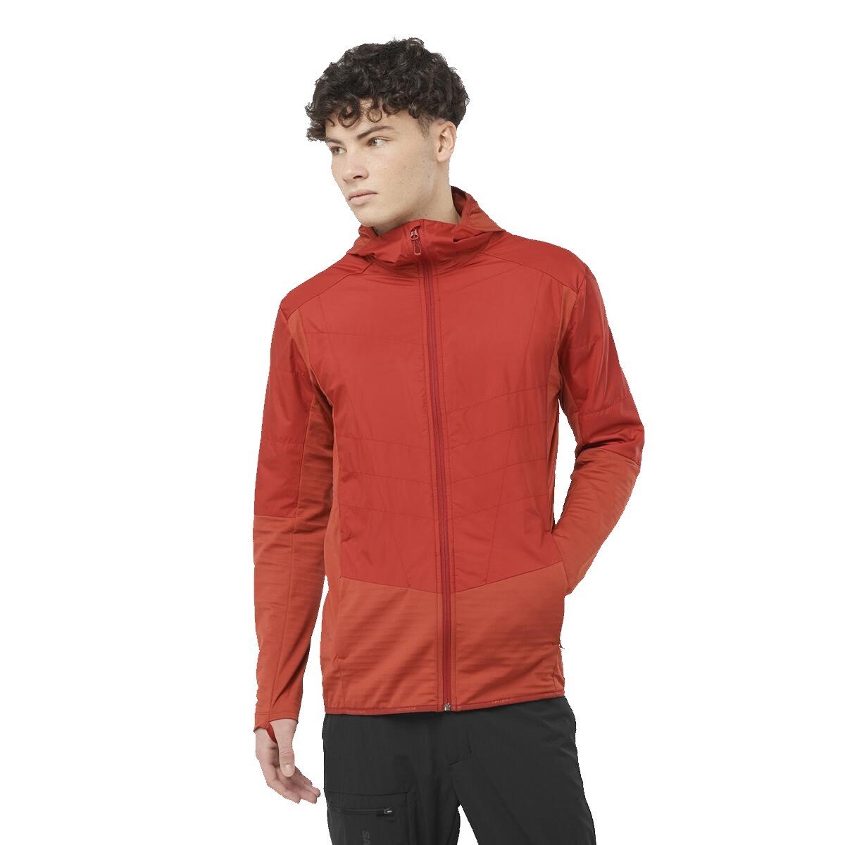 Гібридна куртка Salomon Outline As Hybrid Mid M - червона