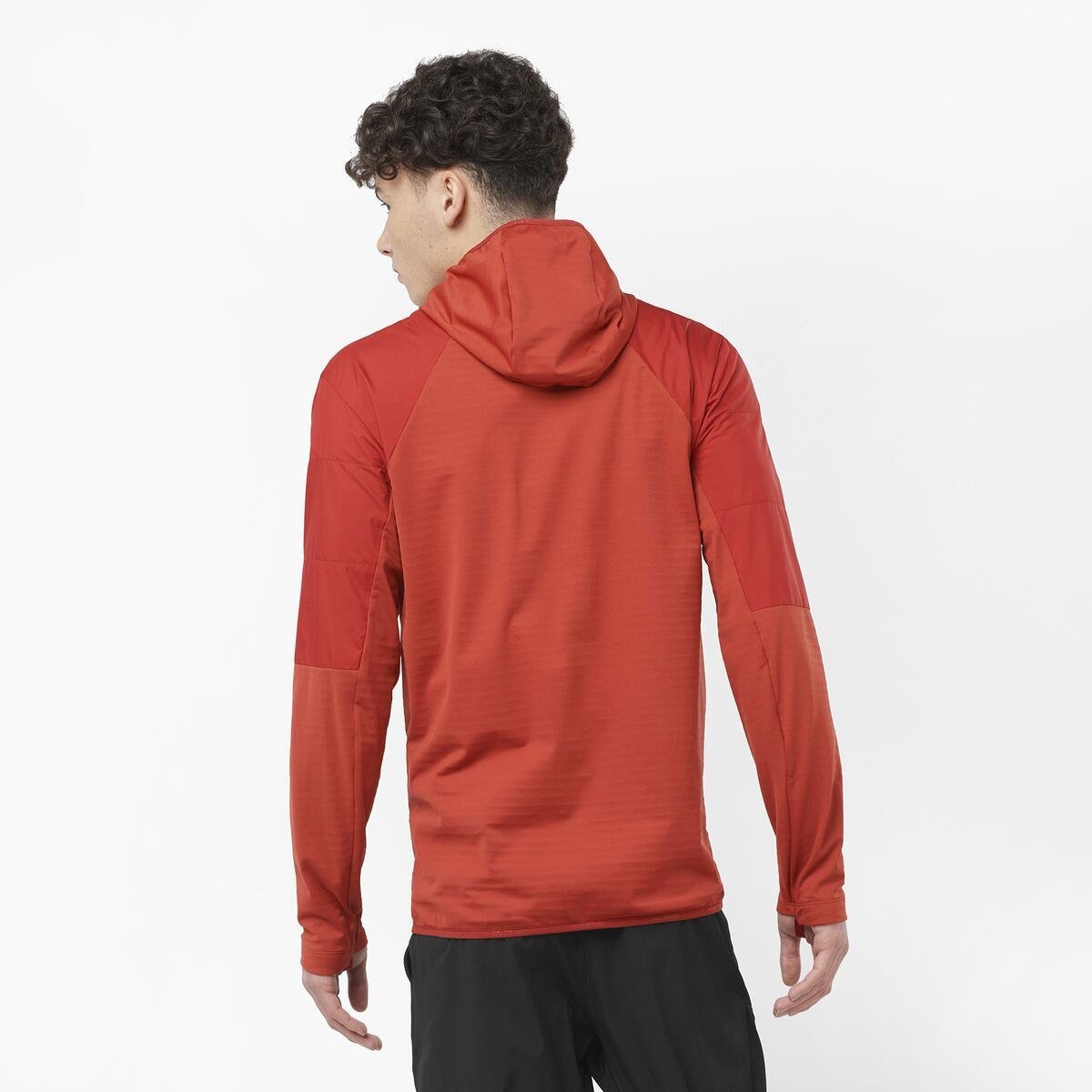 Гібридна куртка Salomon Outline As Hybrid Mid M - червона