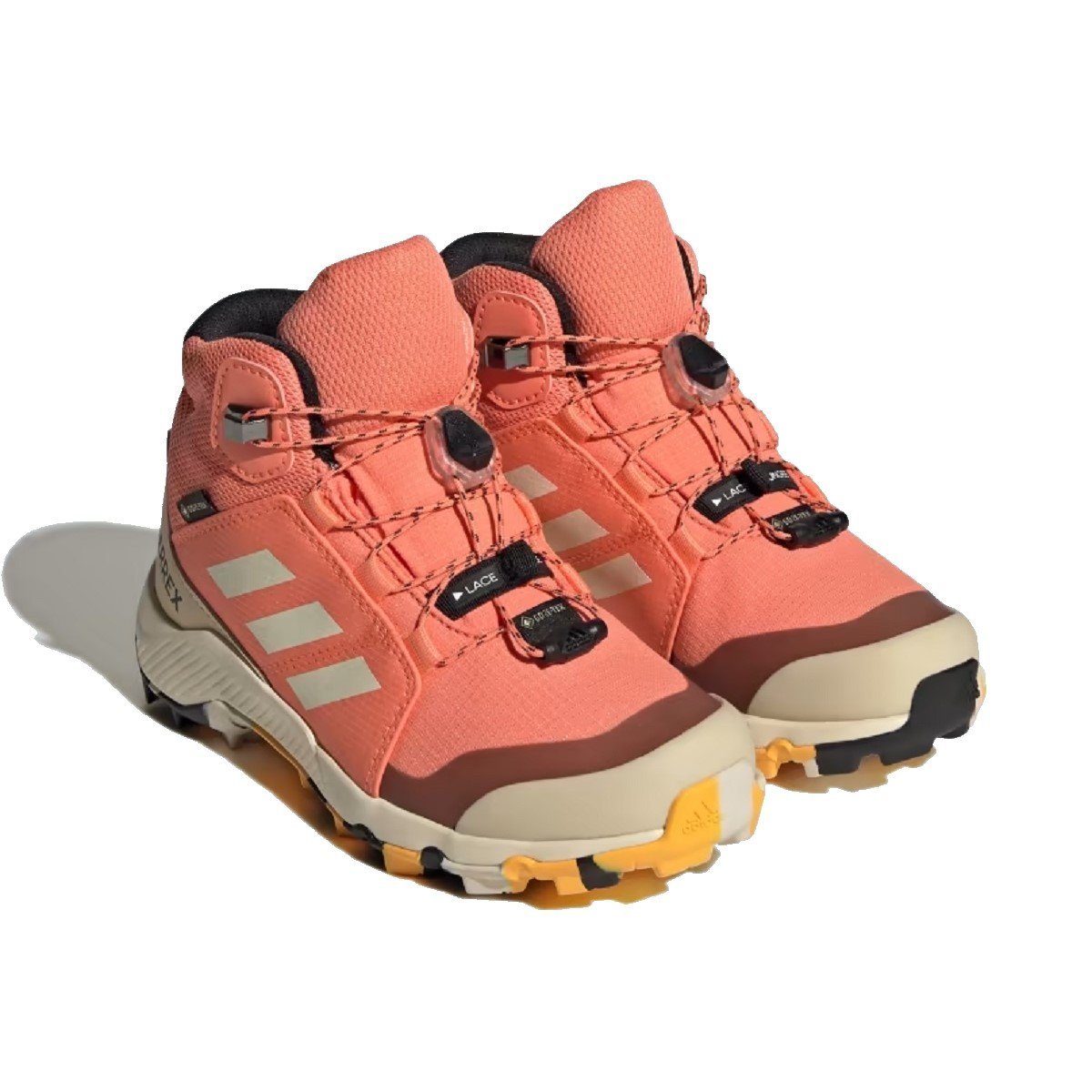 Взуття дитяче Adidas Terrex Mid GTX J - помаранчеві