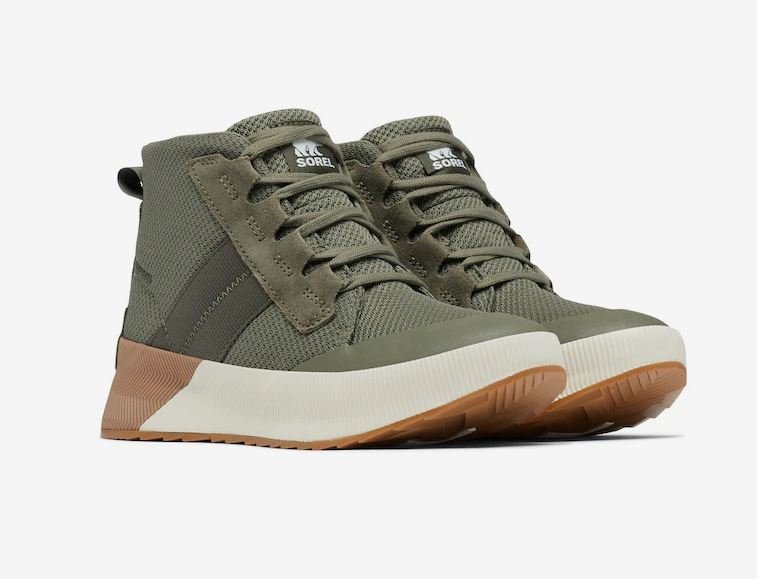 Взуття Sorel Out N About™ III Mid Sneaker WP W - зелене / коричневе