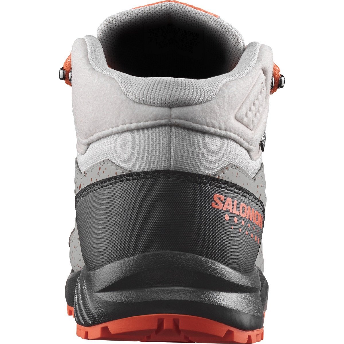Взуття Salomon Outway Mid CSWP J - сіре / чорне / помаранчеве