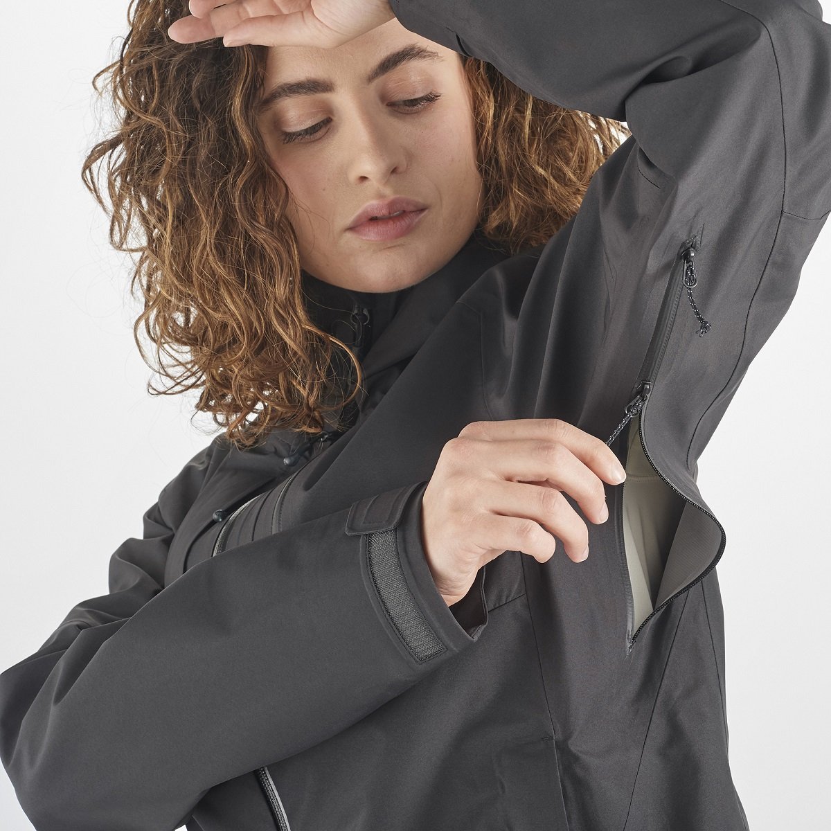 Куртка Salomon Outline 3L GTX® Shell W - чорна