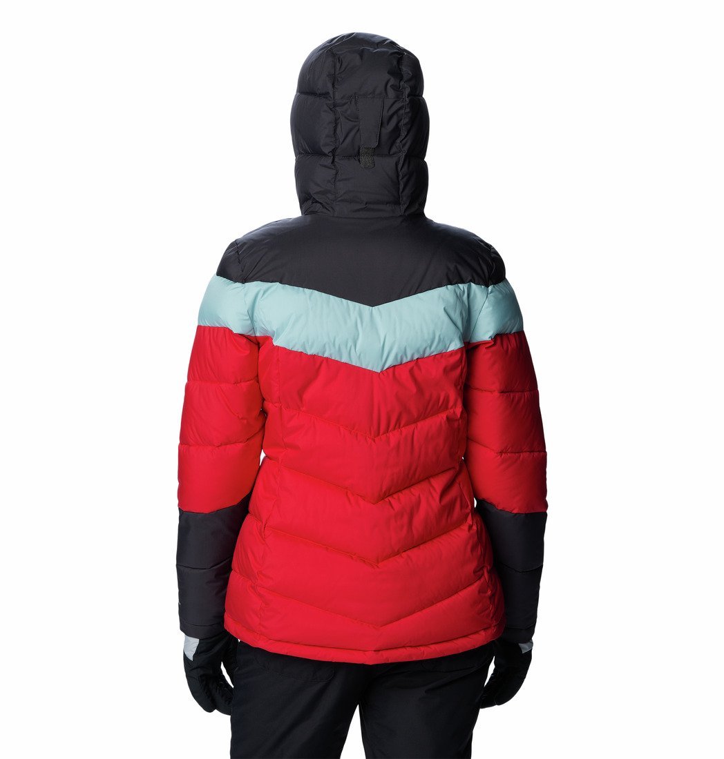 Куртка Columbia Abbott Peak™ Insulated Jacket W - червона / сіра / чорна