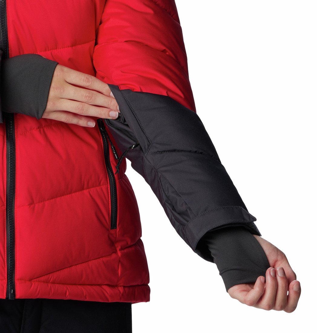Куртка Columbia Abbott Peak™ Insulated Jacket W - червона / сіра / чорна