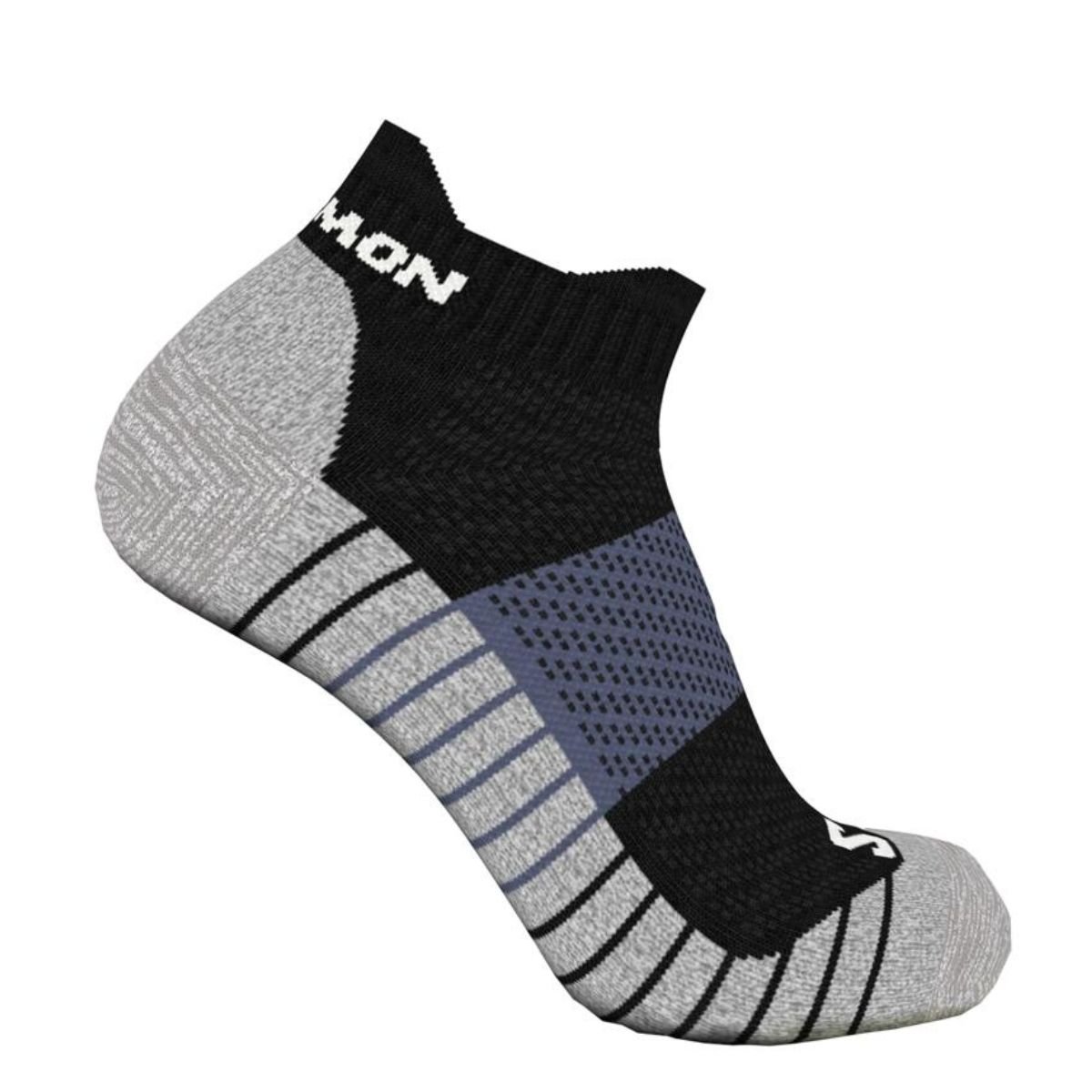 Шкарпетки Salomon Aero - чорний/сірий/синій