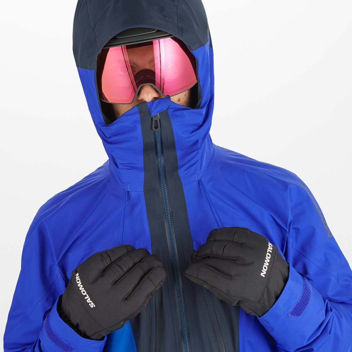 Куртка лижна Salomon Mtn Gore-Tex 3L Jacket Man - синя