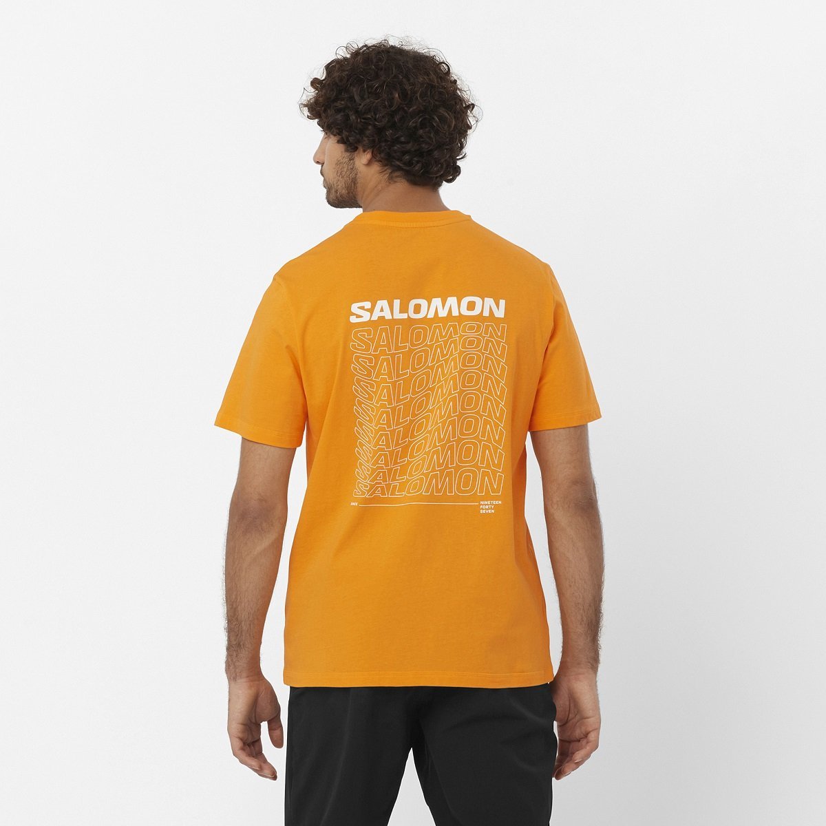 Футболка Salomon Graphic Performance SS Tee M - жовтий