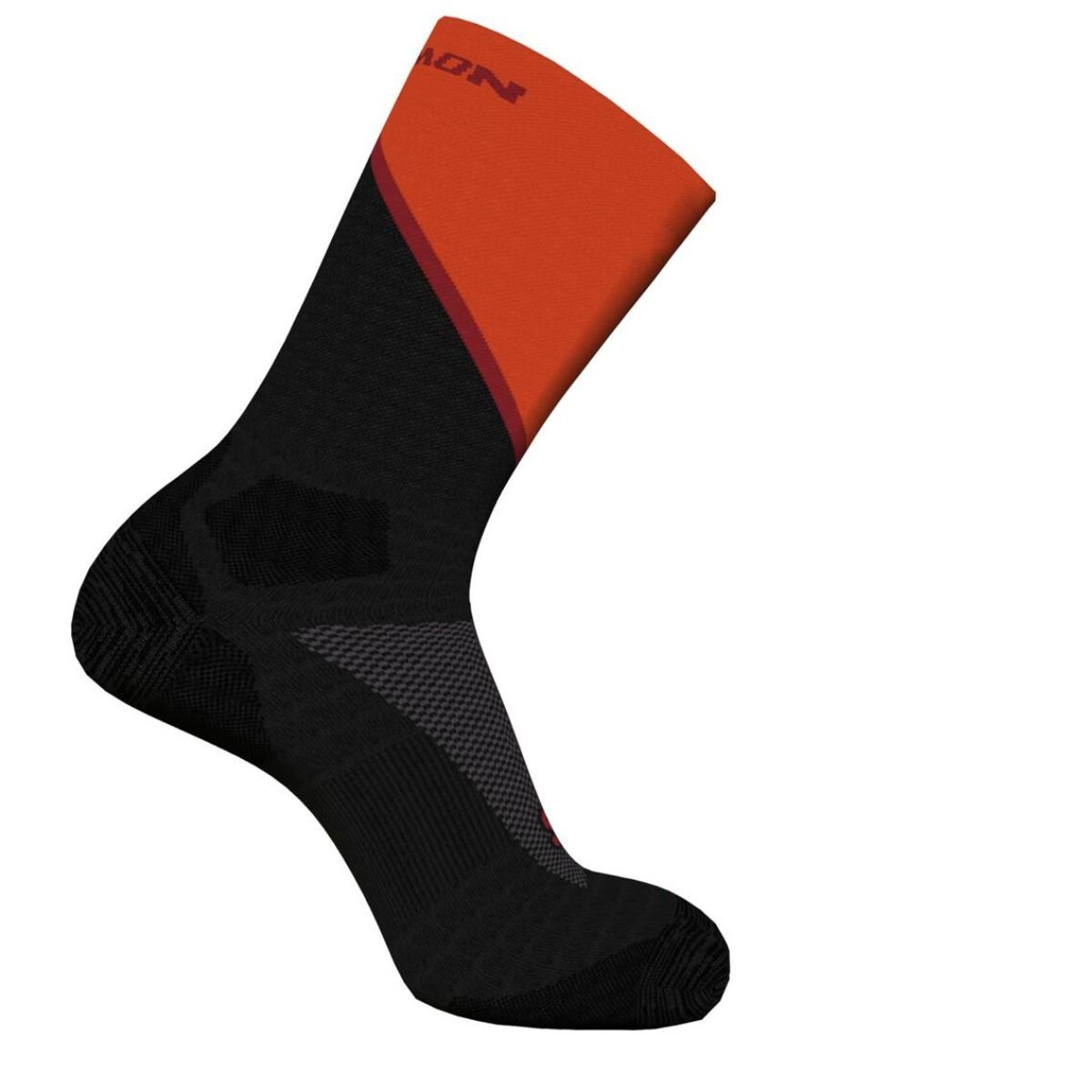 Шкарпетки Salomon Pulse Crew Socks - чорний/червоний