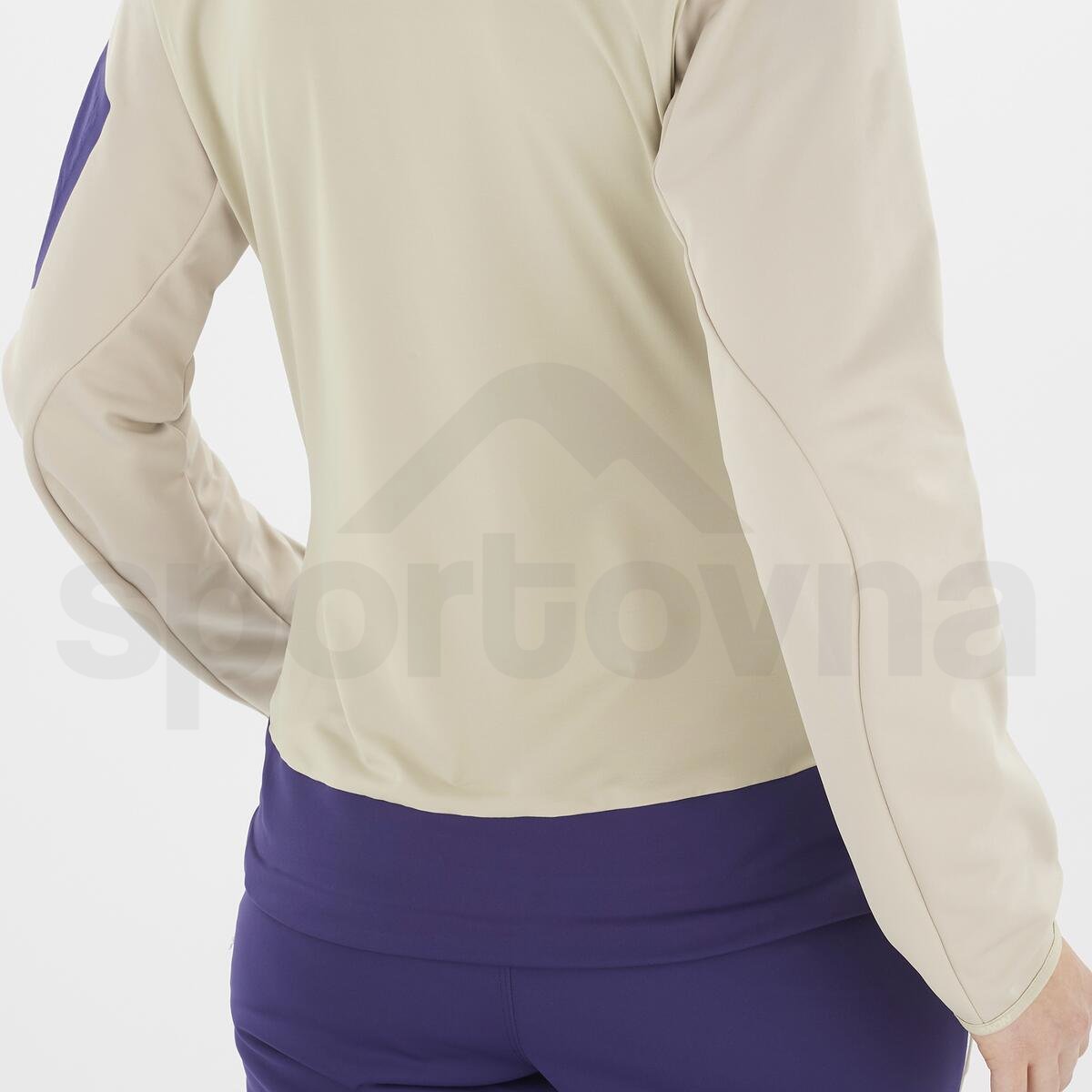 Bunda Salomon MTN GTX® Softshell JKT W - hnědá/fialová