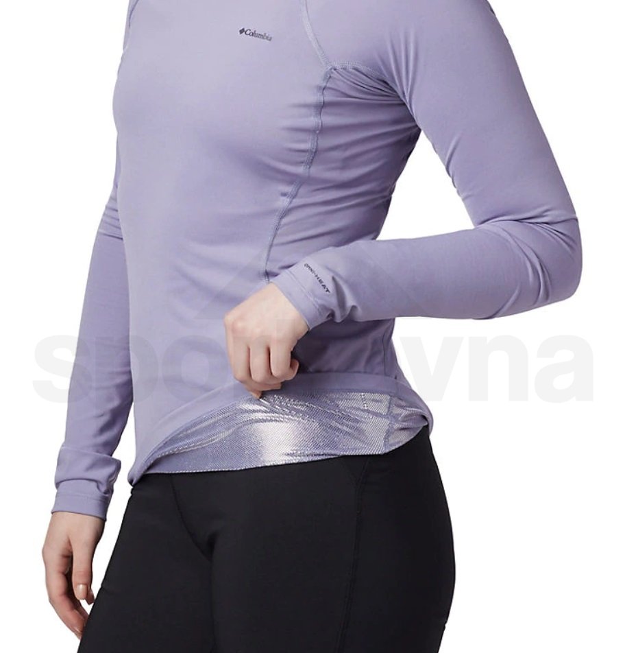 Funkční tričko Columbia Midweight Stretch Long Sleeve Top - fialová