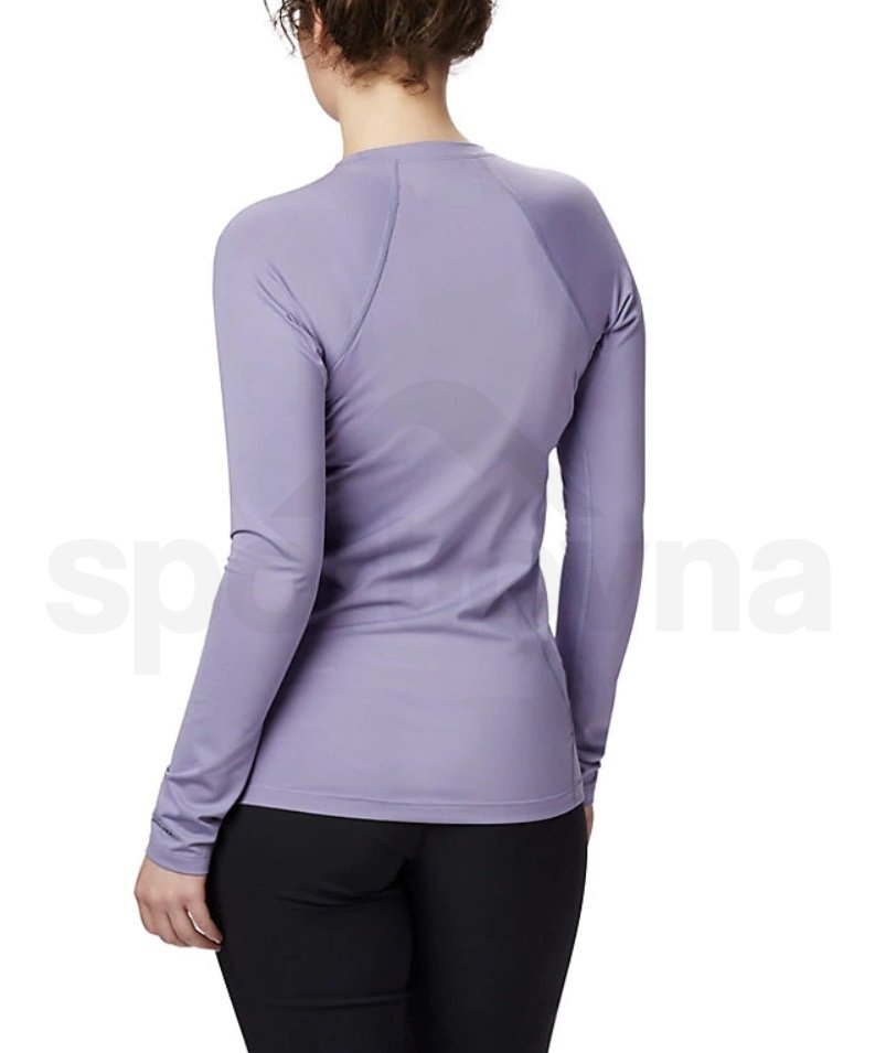 Funkční tričko Columbia Midweight Stretch Long Sleeve Top - fialová
