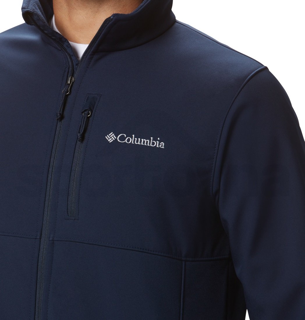 Bunda Columbia Ascender™ Softshell Jacket M - modrá PLUS SIZE
