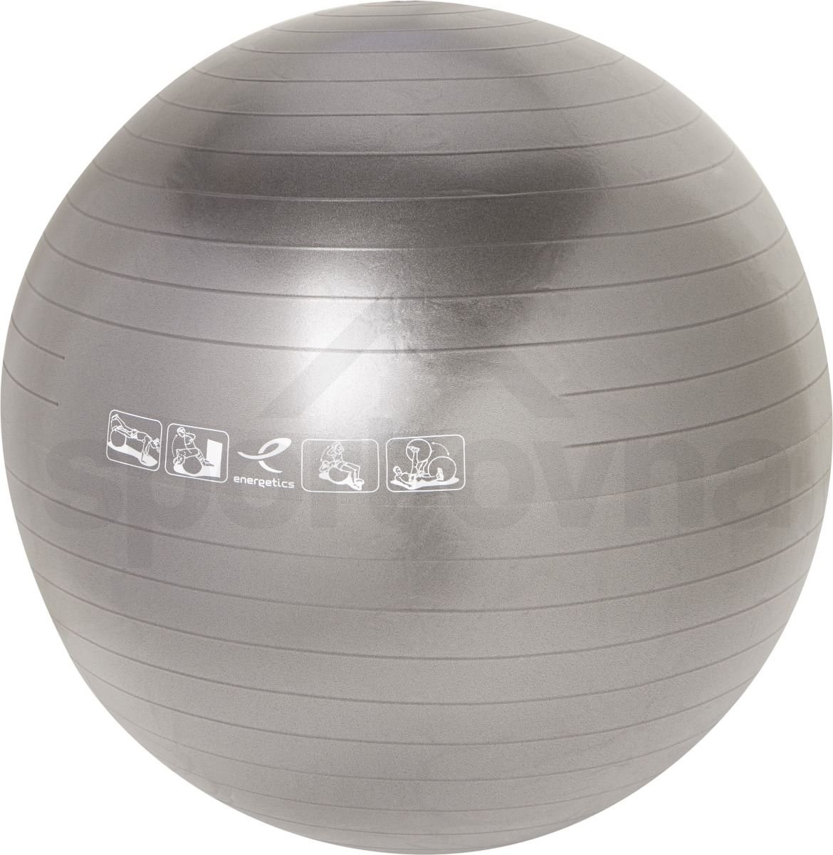 Gymnastický míč Energetics 75cm - světle šedá