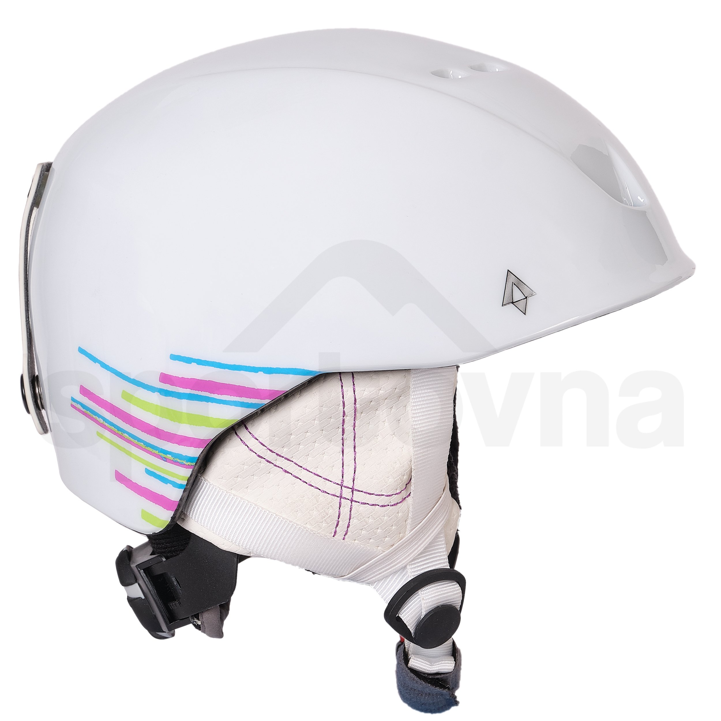 Lyžařská helma Tecno Pro XT Jr - bílá