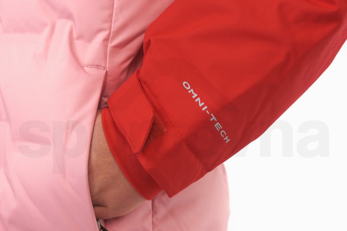 Bunda Columbia Grand Trek™ Down Jacket Y - červená/růžová