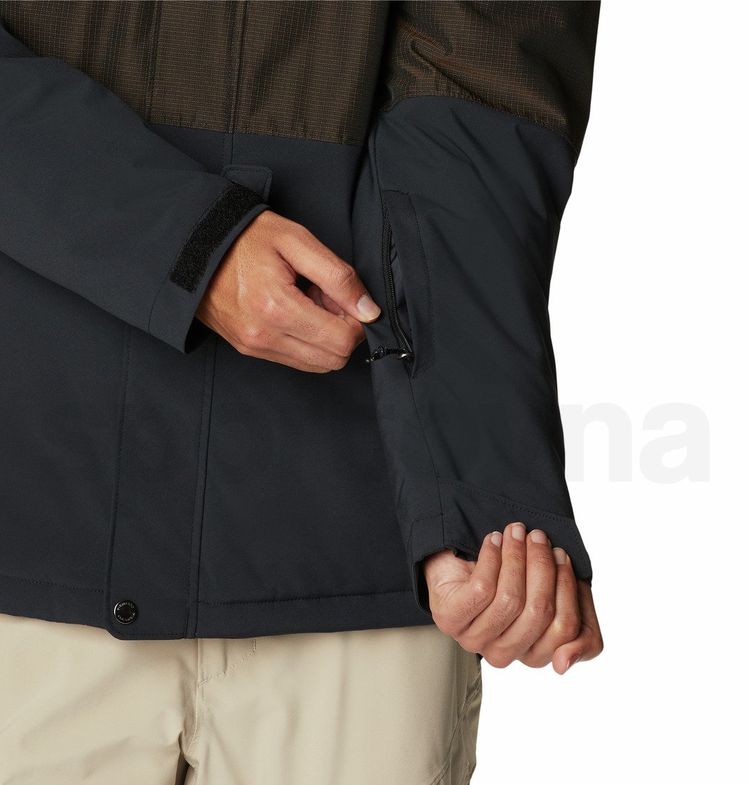 Bunda Columbia Winter District™ Jacket M - černá/hnědá
