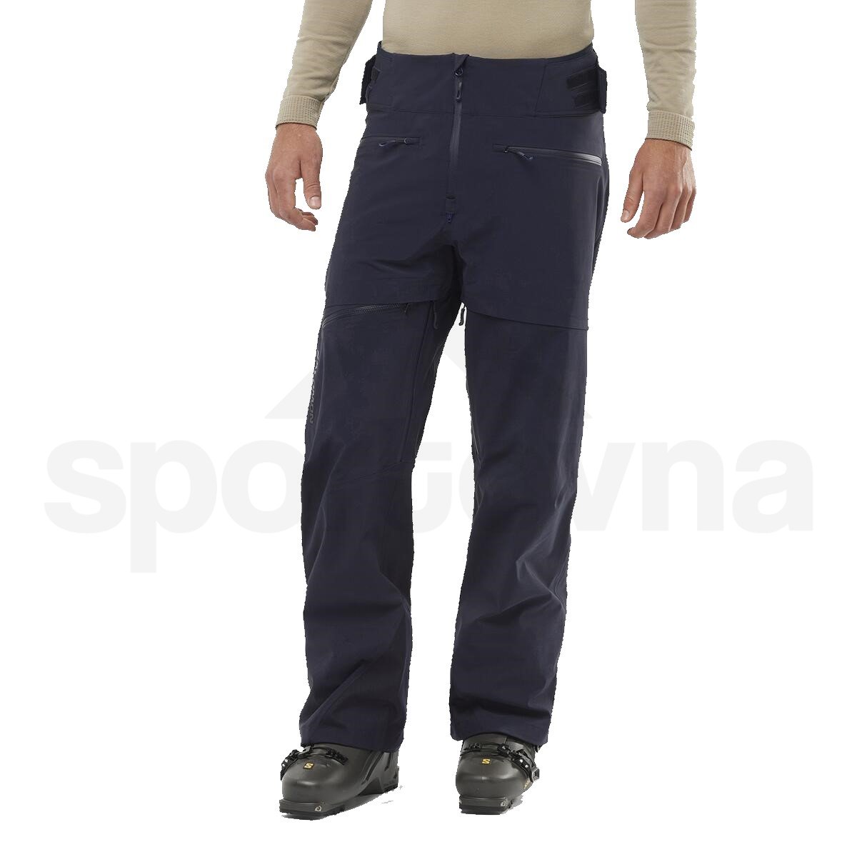 Kalhoty Salomon Force 3L Pants M - modrá