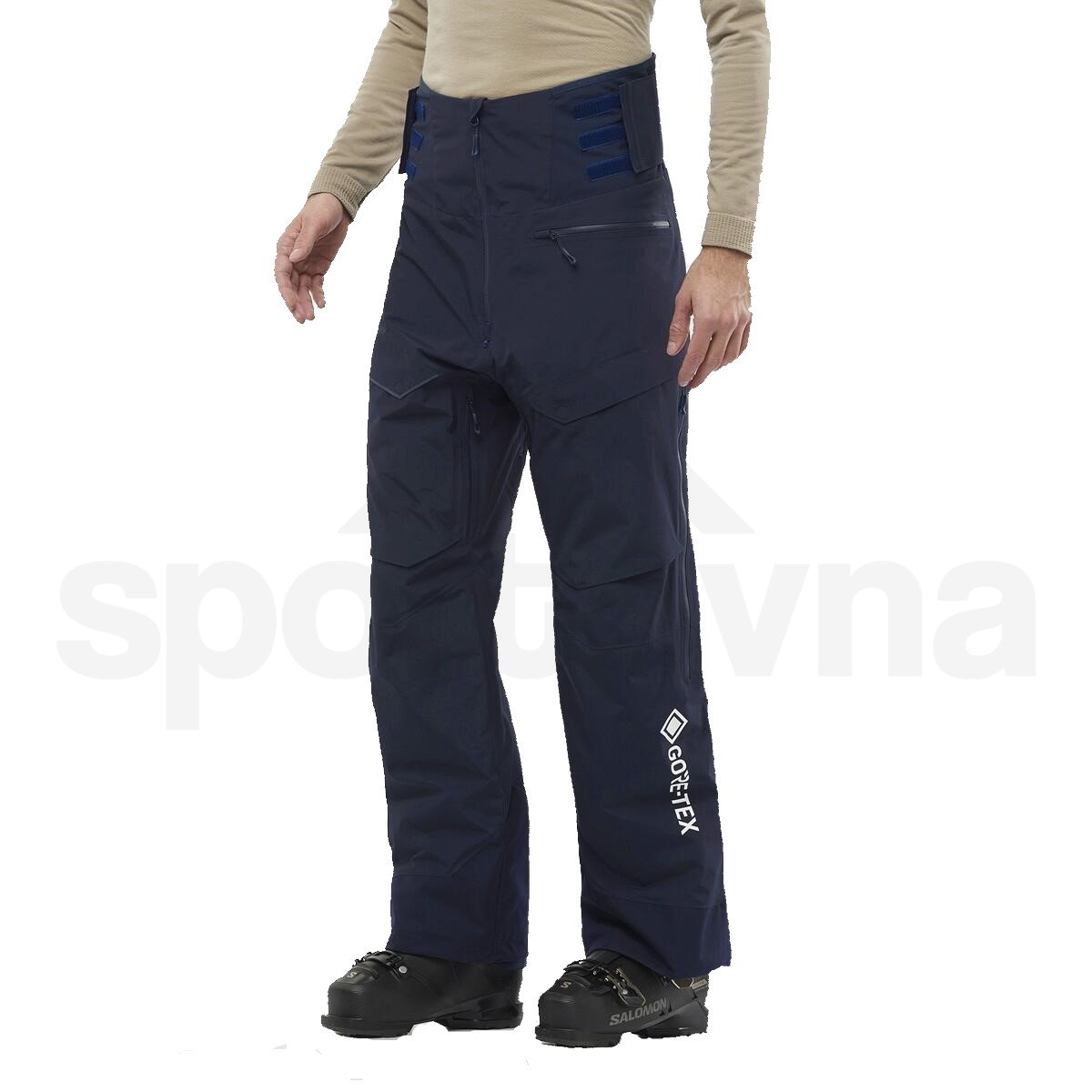 Kalhoty Salomon Gravity Insul GTX® Pant M - modrá