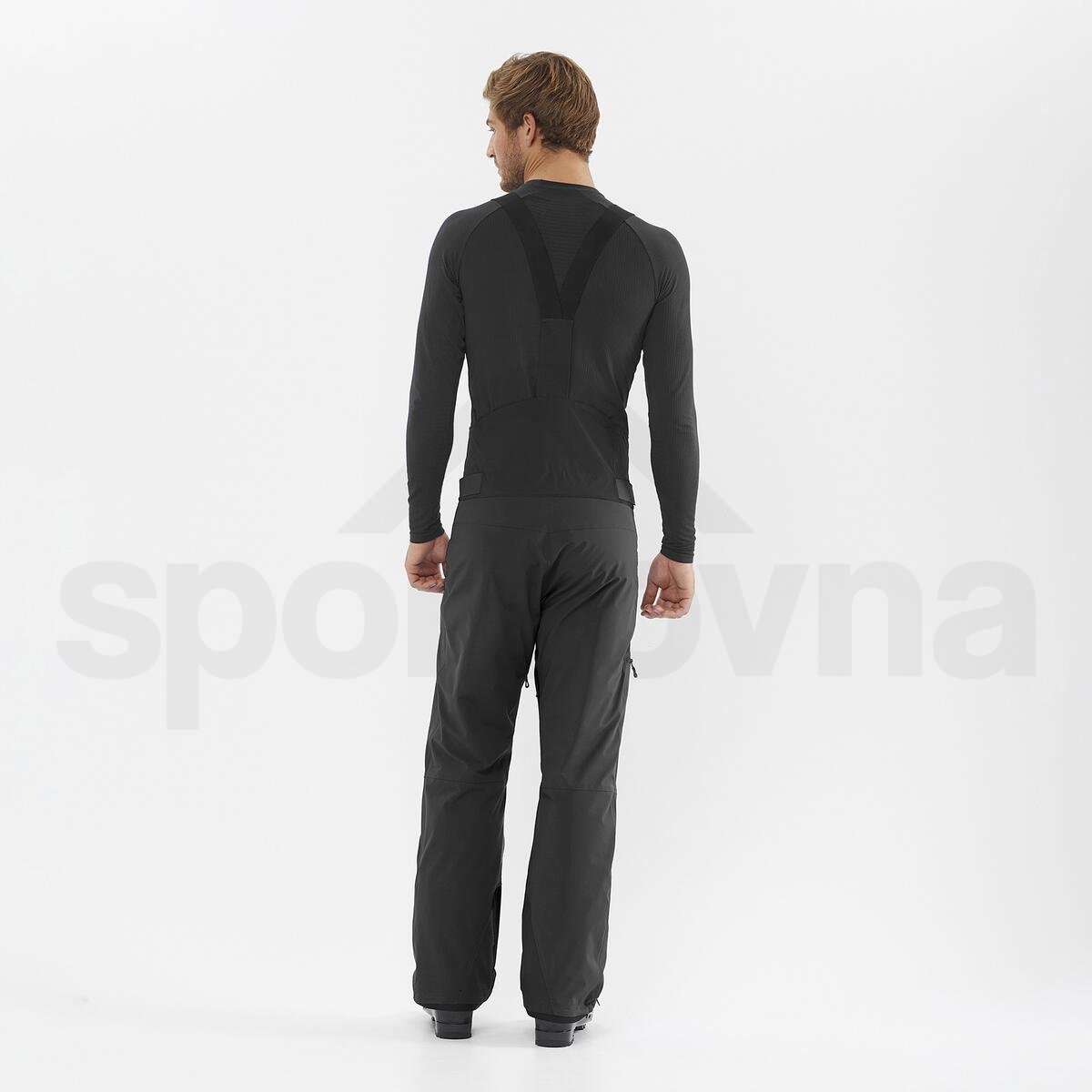 Kalhoty Salomon Brilliant Suspenders M - černá (standardní délka)