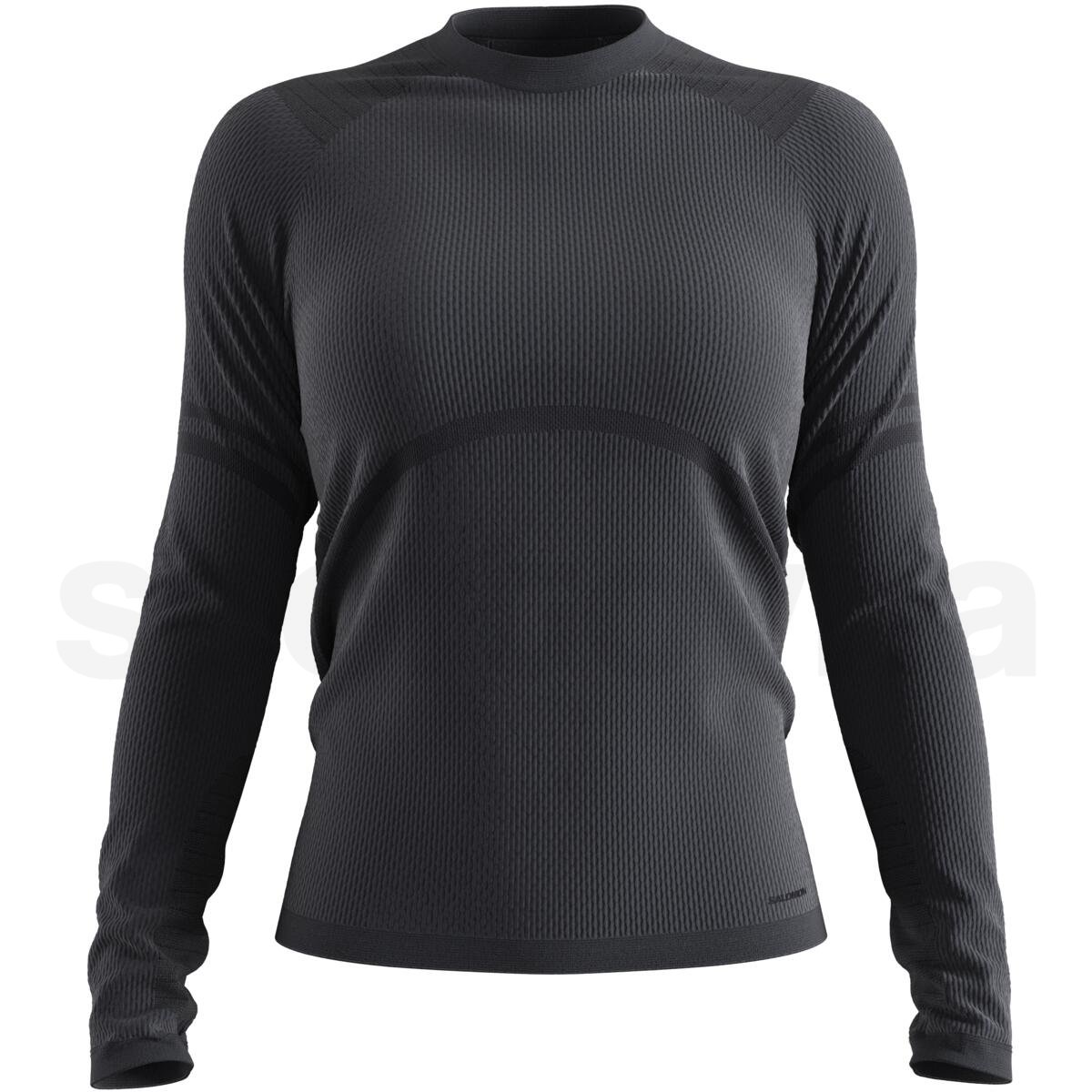 Tričko Salomon Essential Warm LS Top W - černá
