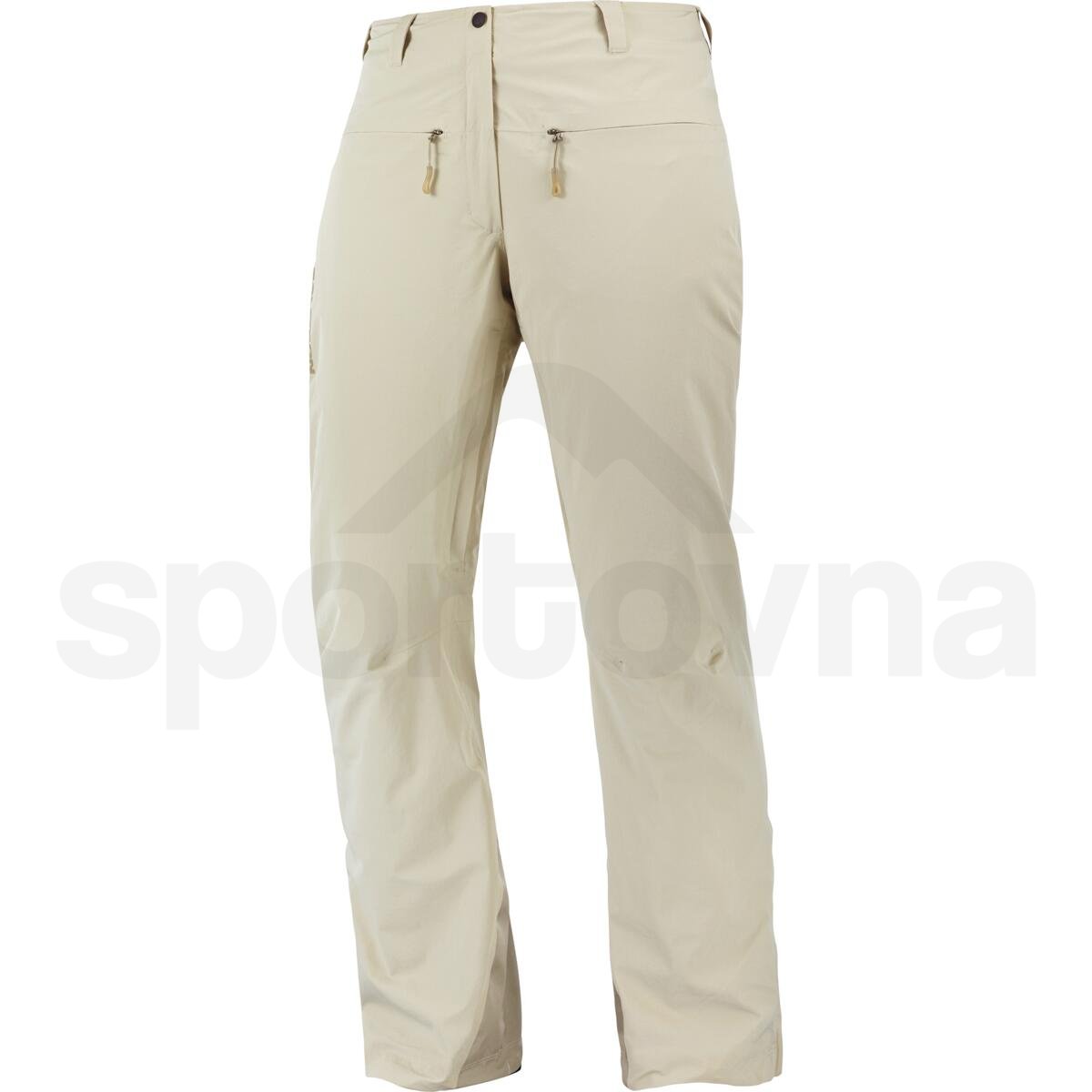 Kalhoty Salomon Brilliant Pants (prodloužená délka) W - hnědá