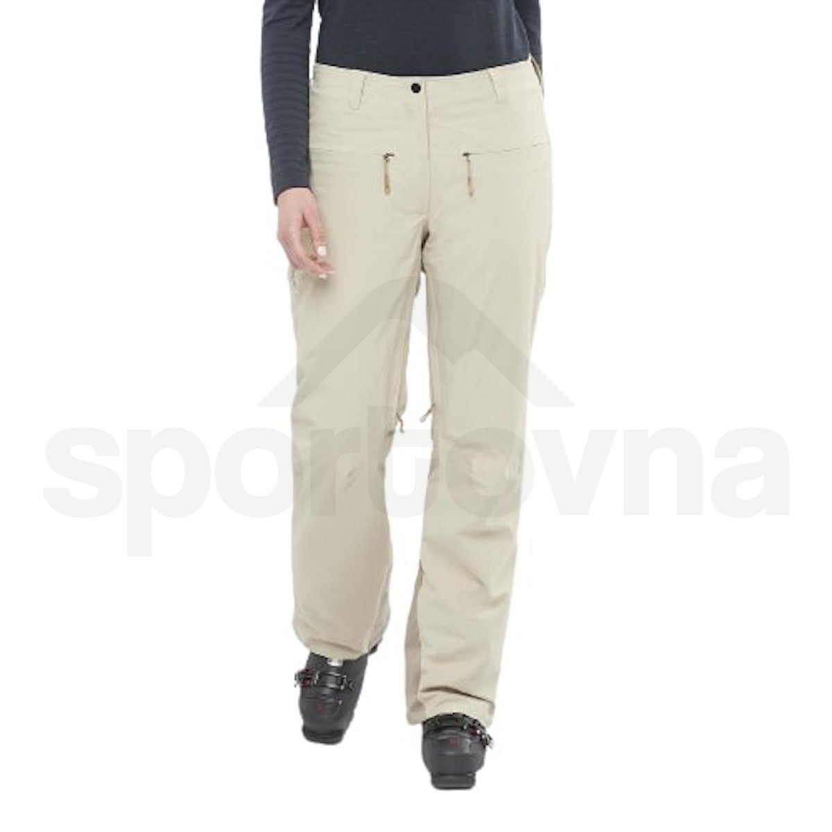 Kalhoty Salomon Brilliant Pants (standardní délka) W - hnědá