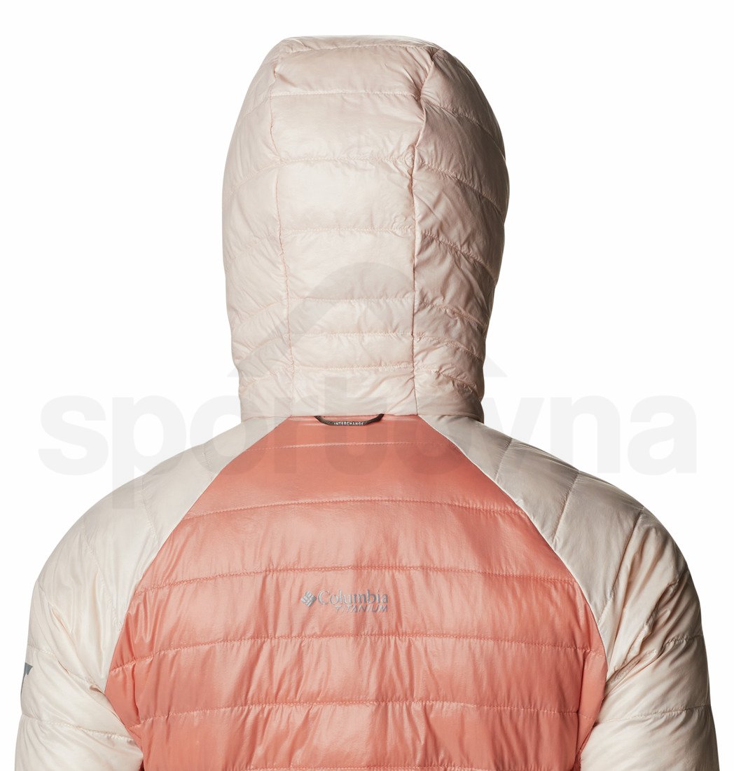 Bunda Columbia Platinum Peak™ Hooded Jacket W - růžová