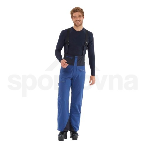 Kalhoty Salomon Brilliant Suspenders M - modrá (standardní délka)