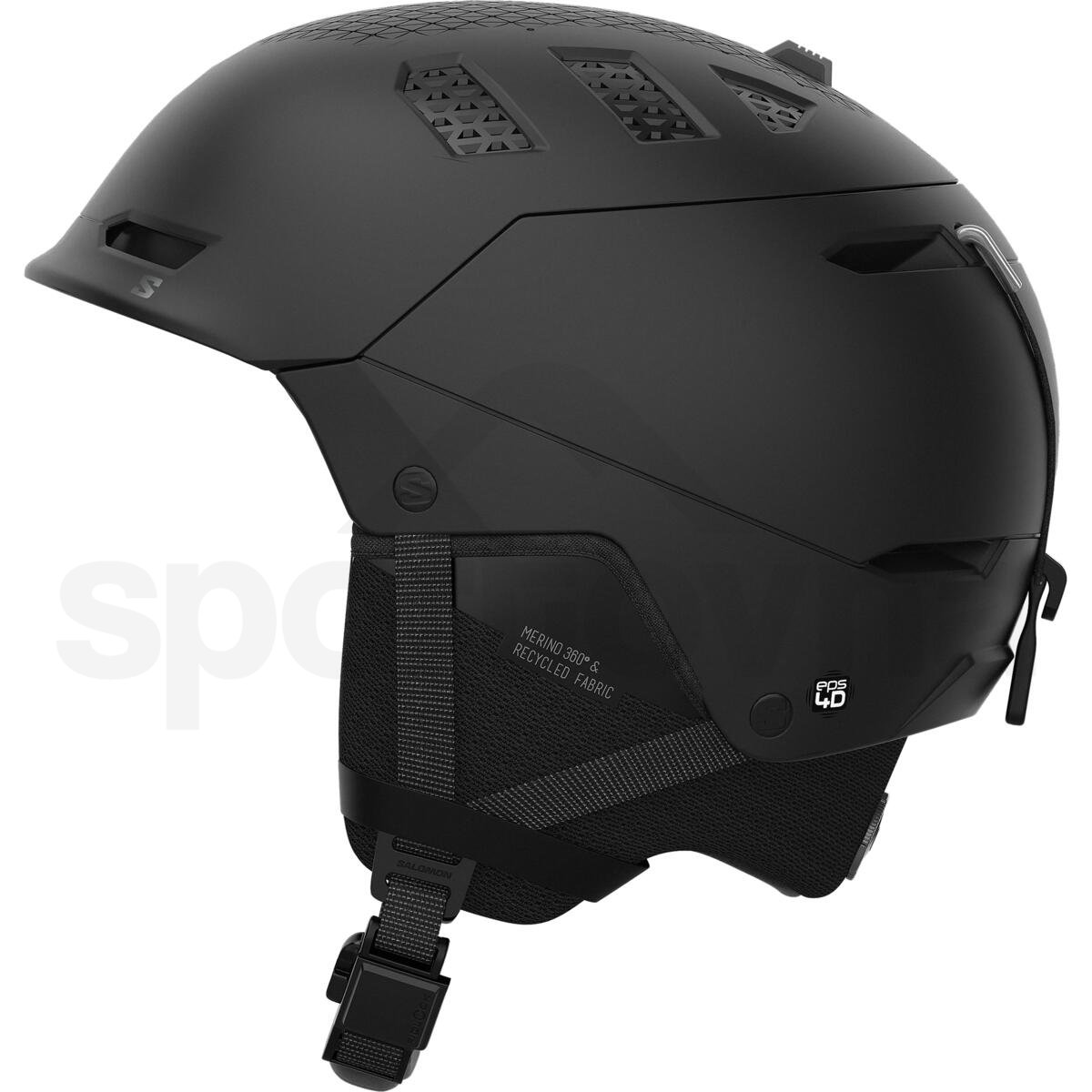 Lyžařská helma Salomon Husk Prime - černá