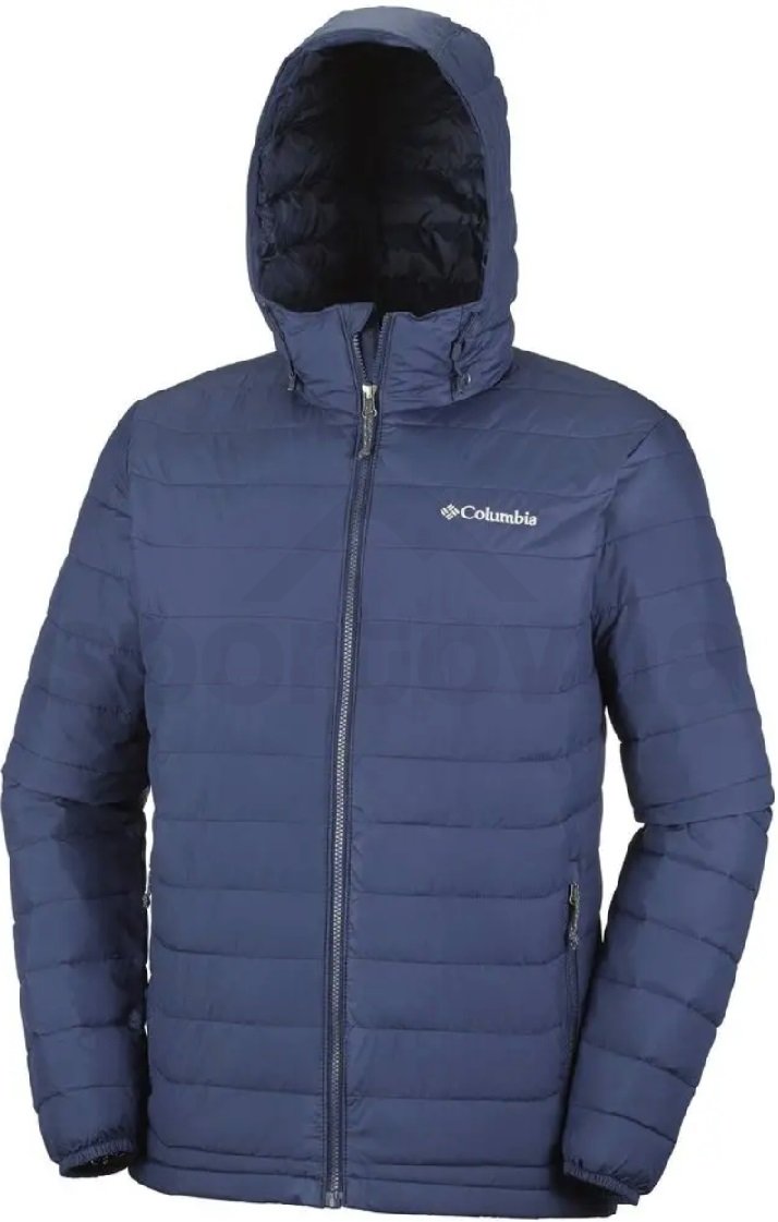 Bunda Columbia Powder Lite™ Hooded Jacket - modrá