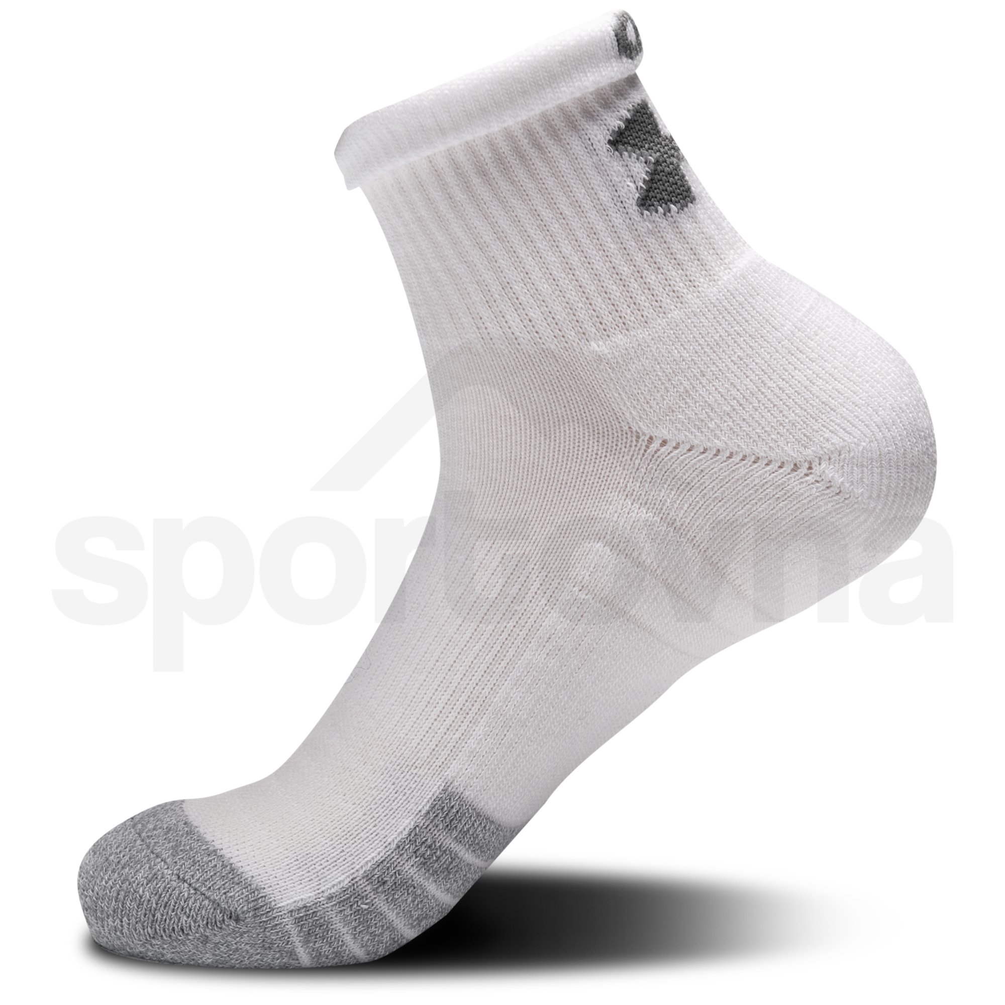 Ponožky Under Armour UA Heatgear Quarter 3pk U - bílá
