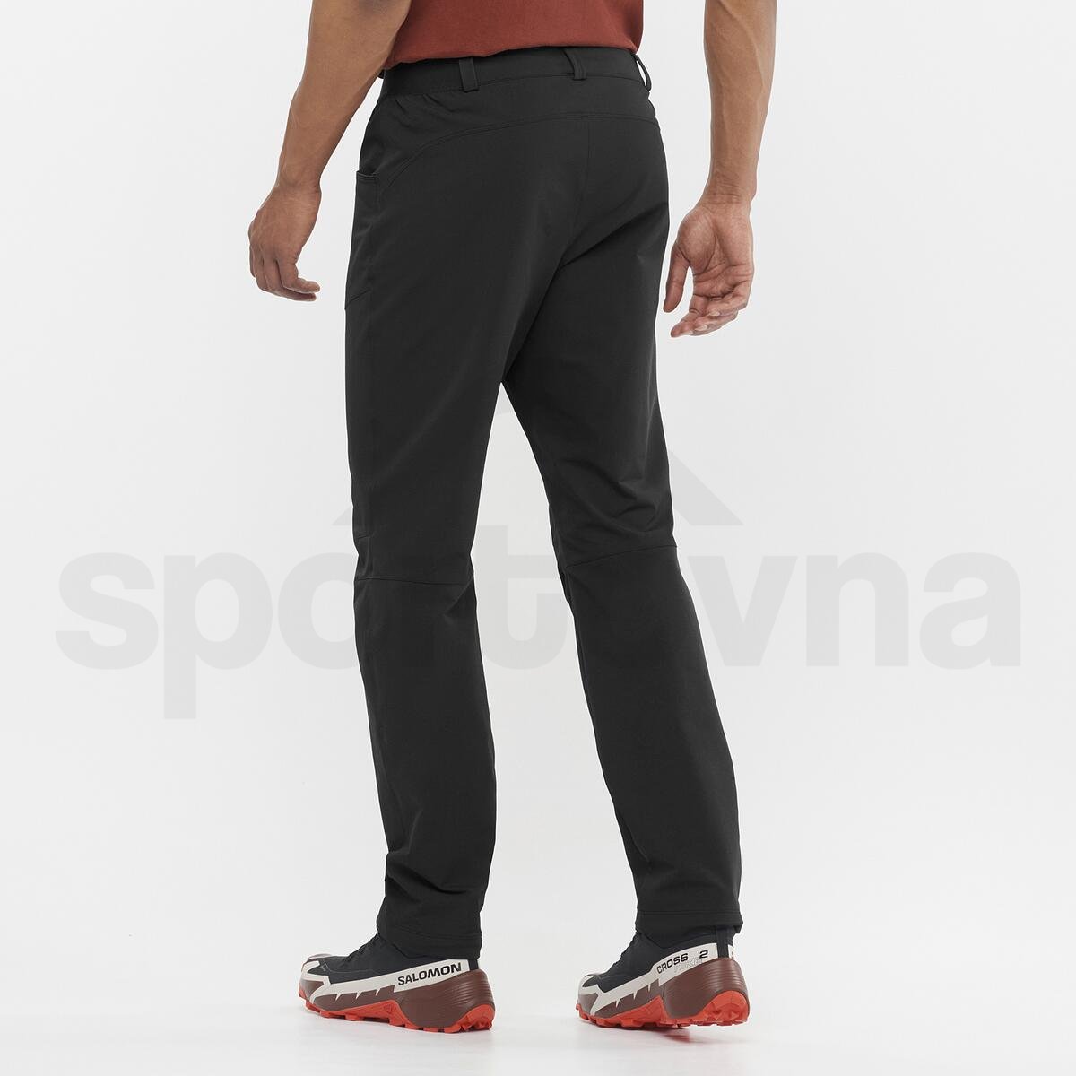 Kalhoty Salomon Wayfarer Warm Pants M - černá (zkrácená délka)